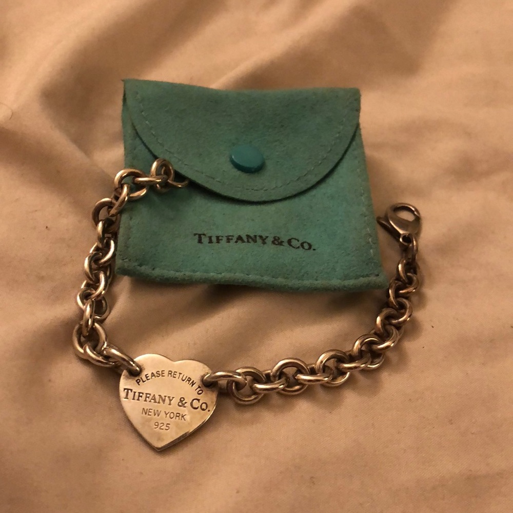Tiffany & Co Silver Heart Bracelet